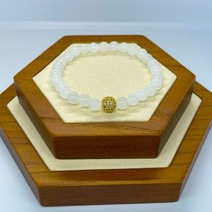 2/$25 White Jade Bracelet